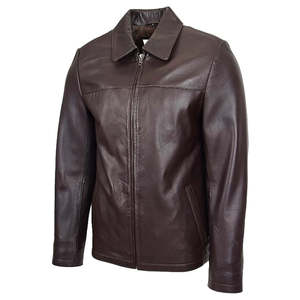Chaqueta de Cuero Colección Invierno, Chaqueta de Cuero Genuino de Alta Calidad para Hombre, Servicio OEM - Product Image 4