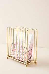 Modern Stainless Steel Cut Pattern Napkin <b>Holder</b> Decorative <b>Tissue</b> Organizer Tabletop <b>Kitchen</b> Dining Display Stand - Product Image 2