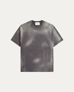 Camisetas de Algodón Jersey 100% OEM, de Peso Pesado, Lisas, Personalizadas, con Logotipo Frontal Lavado al Ácido, Estilo Vintage, para Hombre, Manga Corta, Desgastadas, Efecto Descolorido por el Sol - Product Image 1