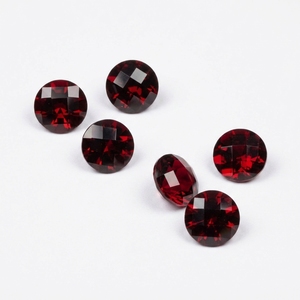 Grenat rouge naturel de qualité supérieure, 8 mm, rond, taille briolette, pierres précieuses en vrac, grenat du Mozambique calibré, lot de bijoux en gros - Product Image 6