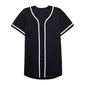 Maillots de baseball athlétiques en polyester technique, coupe ajustée, évacuation de l'humidité pour l'endurance sportive - Product Image 1