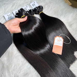 Listo para enviar 100% cabello Remy vietnamita virgen de alta calidad hueso recto cutícula alineada paquetes de cabello humano gran stock - Product Image 4