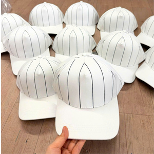 Custom Embroidery Logo Baseball Cap Mix Two Tones 5 Panel Curved Brim Structured Cotton Fabric <b>Wedding</b> Party Men Women Outdoor - Product Image 4