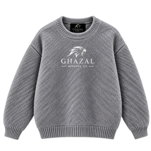 Womens Fuzzy Knit Sweater Crew Neck <b>Long</b> Sleeve Textured Pullover Soft Casual Autumn Warm Oversized Fit Fashion Bulk - Product Image 1
