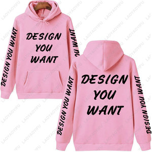 Sweat-shirt à capuche unisexe personnalisé, design sur mesure, impression sur poche avant, coupe ample, polaire en polyester respirant, impression sérigraphique - Product Image 3