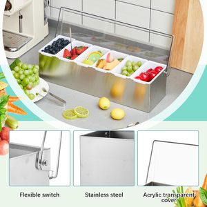 ถาดเครื่องปรุงอาหารสแตนเลสสตีลทนทานทำความสะอาดง่ายเครื่องครัว - Product Image 6