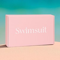 Boîte cadeau rigide de luxe avec logo personnalisé pour maillot de bain bikini et emballage de vêtements