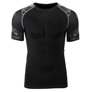 <b>Men's</b> <b>Compression</b> <b>Shirt</b>-UPF50+ Quick Dry Breathable Eco-Friendly Spandex/Nylon Short Sleeve <b>for</b> Gym Sports Fitness Bodybuilding - Product Image 4