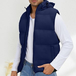 Chaleco Acolchado de Lana y Algodón para Mujer, Estilo Casual, con Cierre, Sin Mangas, Chaqueta de Invierno Ligera y Cálida, Moda - Product Image 2