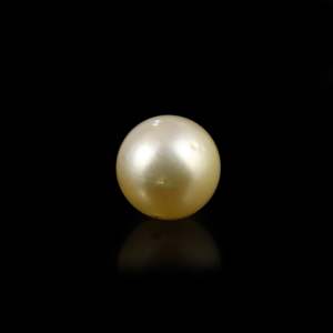 Perle dorée lâche de 4,6 carats, pierre précieuse époustouflante pour bijoux fins - Product Image 1