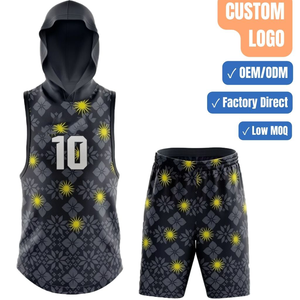 Conjunto de Pantalones Cortos y Sudadera sin Mangas de Fútbol Americano 7v7 Personalizado, Fabricante de Uniformes de Fútbol Americano Personalizados, Ropa Deportiva de Marca Privada OEM - Product Image 1