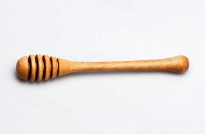 ไม้ตักน้ำผึ้งทำมือจากไม้, อุปกรณ์ครัว (14.5x2.2 ซม.) - Product Image 4
