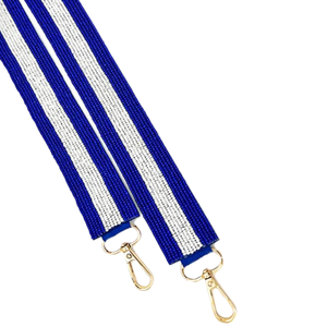 Sangle de sac brodée à la main avec perles élégantes, sangle de sac à main perlée tendance - Product Image 2
