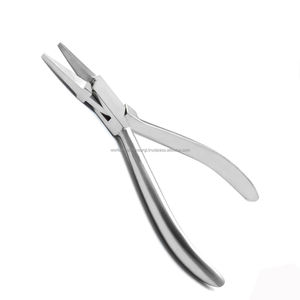 WPS-DP-23 Alicates de punta plana manuales para ortodoncia, herramienta de precisión de acero inoxidable para laboratorio dental, para ligaduras, alambres y lazos. - Product Image 2