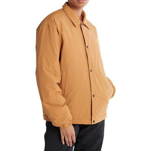 Veste sportive pour homme à col zippé, color-block rouge et noir, doublure polyester, fermeture éclair, sans capuche - Product Image 1