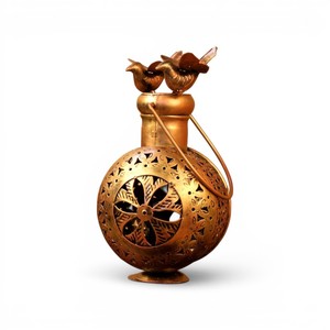 Handcrafted Iron Bird <b>Lantern</b> | Decorative Metal Tea Light Holder | <b>Vintage</b> Tabletop <b>Lantern</b> for Home Decor - Product Image 2