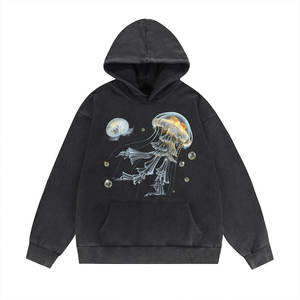 Sweat-shirts à capuche pour hommes, vintage, en molleton 100% coton épais, imprimés, personnalisés avec impression sérigraphique - Product Image 1