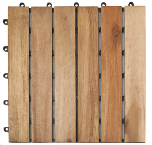 Baldosas de Madera Dura de Acacia de Vietnam, Cuadradas, Encajables, Antideslizantes, Impermeables, con Acabado Mate, para Exteriores - Product Image 5