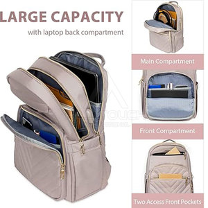 Sac à dos élégant, grande capacité, léger, design confortable pour un usage quotidien, les voyages et les activités de plein air - Product Image 5