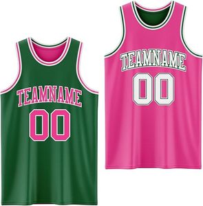 Custom Basketball Jersey Set Black <b>Green</b> <b>Silk</b> Screen Printing Breathable Polyester Adult Unisex Team Name Number MOMENTUM - Product Image 4