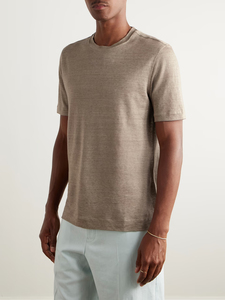 T-shirt unisexe élégant en coton et polyester, léger, doux, respirant, coupe ample, manches courtes, pour un usage quotidien décontracté - Product Image 2