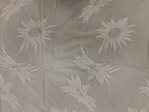 Tela Bordada de Algodón Blanco Premium de Fábrica al por Mayor |   Tela de Algodón con Diseño Floral de Girasoles para Vestidos, Kurtis y Cortinas - Product Image 4