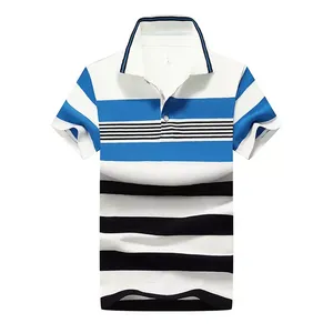 Chemises Polo de Golf pour Hommes en Polyester 100% Uni avec Logo Brodé Personnalisé en Gros - Product Image 1