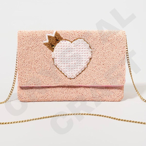 Bolso de Mano Astros con Cuentas Hecho a Mano, Diseño de Letras Bordadas, Bolso de Noche de Lujo para Fiestas, Navidad, Año Nuevo - Product Image 5
