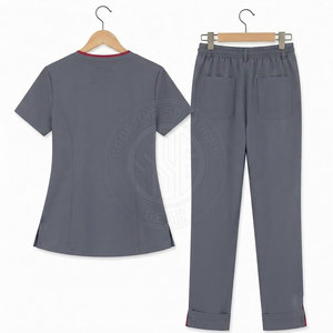 Conjunto de Ropa Sanitaria Refinada para Mujer, Transpirable, para Enfermeras, Médicos, Veterinarios y Personal Hospitalario - Product Image 3