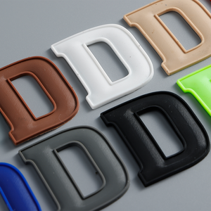Custom Printed Waterproof PVC Rubber <b>Badge</b> with 3D Embossed Logo Design for Clothing Bags Hats Footwear Promotional Accessories - Product Image 2