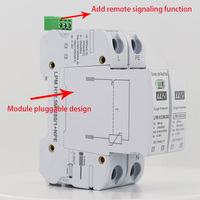 Parasurtenseur pour toute la maison, dispositif de protection solaire photovoltaïque T1 T2 monophasé 220V 255V 280V 30kA 50kA AC SPD