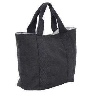 Sac à main en toile de coton de grande capacité, couleur noire, classique, de haute qualité, forme carrée, sac à main pour femme, sac fourre-tout pour livres et courses - Product Image 2