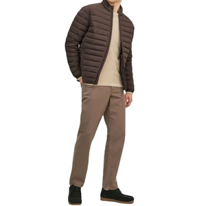 Mens Best Selling Lightweight Puffer <b>Jacket</b> Water Resistant Windproof Stand Collar Zipper Winter Outdoor <b>Jacket</b> - Product Image 3