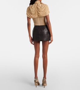 Women's Hot Leather Material Skirts With Leather Skinny Best Design Plus Size Skirts Wholesale Customized Leather Skirt - Product Image 2