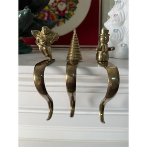 Top Quality Christmas Decorative <b>Stocking</b> <b>Holders</b> Gold Elegant <b>Stockings</b> <b>Holder</b> for Festive Season Christmas Home Decor Supplies - Product Image 1