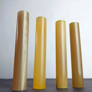 Ensemble de couteaux de cuisine en corne de buffle, manches en bois, pointes en corne massives, faits à la main, couleur noire naturelle - Product Image 5