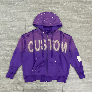 Low MOQ men's regular fit hoodie crafted from preshrunk cotton hoodie for hoodie factory <b>direct</b> - Product Image 4