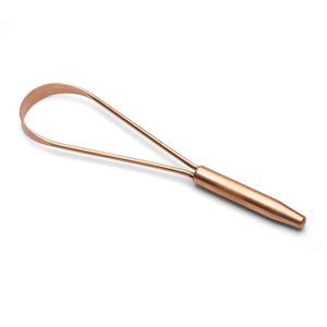 Pure Copper Tongue cleaner Tongue scrapper for oral hygiene at factory price - Product Image 3