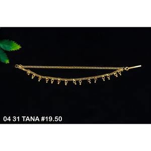 Chai de oreja india tradicional para mujer, ideal para bodas, ocasiones festivas, joyería de nuevo diseño chapada en oro para fiesta de boda - Product Image 4