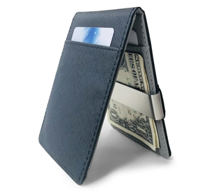 Tarjeteros de Cuero Genuino Personalizados, Ligeros y de Alta Calidad, Tarjetero para Hombre con Bolsillos, Mini Clip para Billetes, Delgado e Inteligente - Product Image 3