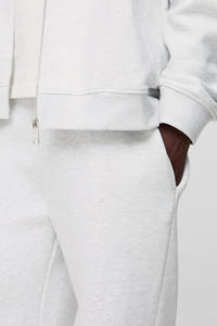 2026 New Men's <b>White</b> Cotton Sweatpants Accept Custom Logo Regular Fit Mid Waist Casual Plus Size Autumn Wear Straight Breathable - Product Image 6