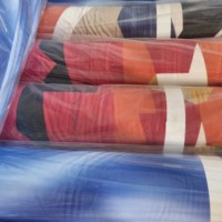 Fabriqué en Corée, 95% polyester, 5% élasthanne, tissu ITY imprimé, lot de tissus en stock, nombreux motifs floraux, meilleure qualité, designs magnifiques.