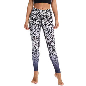 Sublimation Printing Plus Size Line Pattern Gym Latest Design Custom Logo Workout <b>Leggings</b> <b>Women</b> High Waist Sport Style - Product Image 6