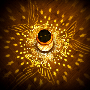 Magico colibrì solare lanterna di proiezione-incantevole LED ombra Art per arredamento giardino all'aperto - Product Image 1