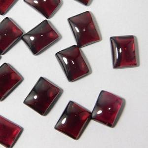 Natural Rhodolite Red Garnet Octagon Cabochon Loose Gemstone Garnet Semiprecious for Wholesale Bulk Price Jewelry Making Pendant - Product Image 2