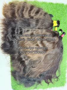 Natural Remy Virgin Indian Human Hair Extensions Long Black Transparent <b>Lace</b> Single Weft Straight Bulk Packaging West Bengal - Product Image 3