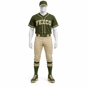 Uniforme de baseball léger, logo personnalisé, gris et noir, faible MOQ, prix bas, pour adultes. - Product Image 4