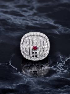 Bague unisexe personnalisée en zircon, bijou moderne en laiton, bague statement pour mariage et fête - Product Image 3
