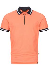 Chemise Homme Manches Courtes Demi-Zip Personnalisée Imprimée 3D en Relief Coupe Ample Mélange Polyester/Coton Motif Uni Haute Qualité - Product Image 5