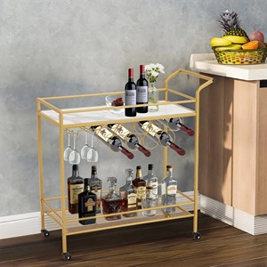 Porte-bouteilles à vin moderne en métal, décoration de table élégante pour bar - Product Image 5